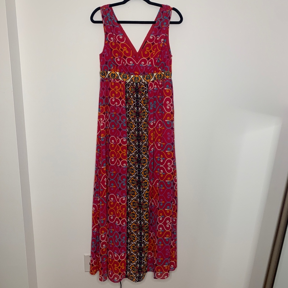 Nicole by Nicole Miller Colorful Maxi Dress